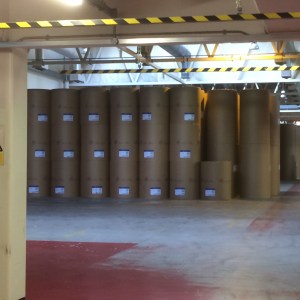 Paper storage - stacked and ready