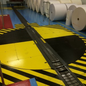 Paper roll turntable