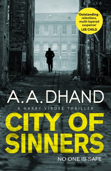 “City of Sinners” by A.A. Dhand. (Harry Virdee&nbsp;#03)